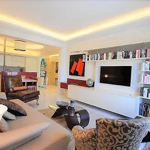 Palais Miramar Art Modern - Derniere Etages Vue - 75m De Confort - En Face Des Plages -wifi - Clim Appartamento Cannes